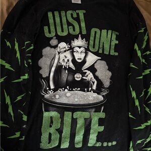 Disney Evil Queen black long sleeve shirt